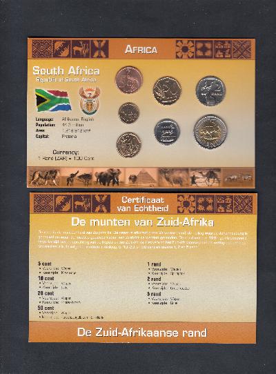 Beschrijving: 8,85 Rand Set(7)